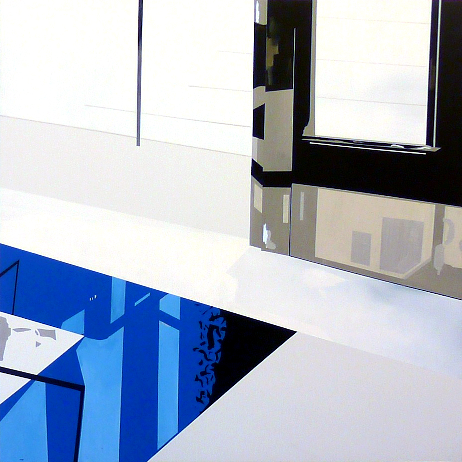 Emulsion and enamel on aluminium